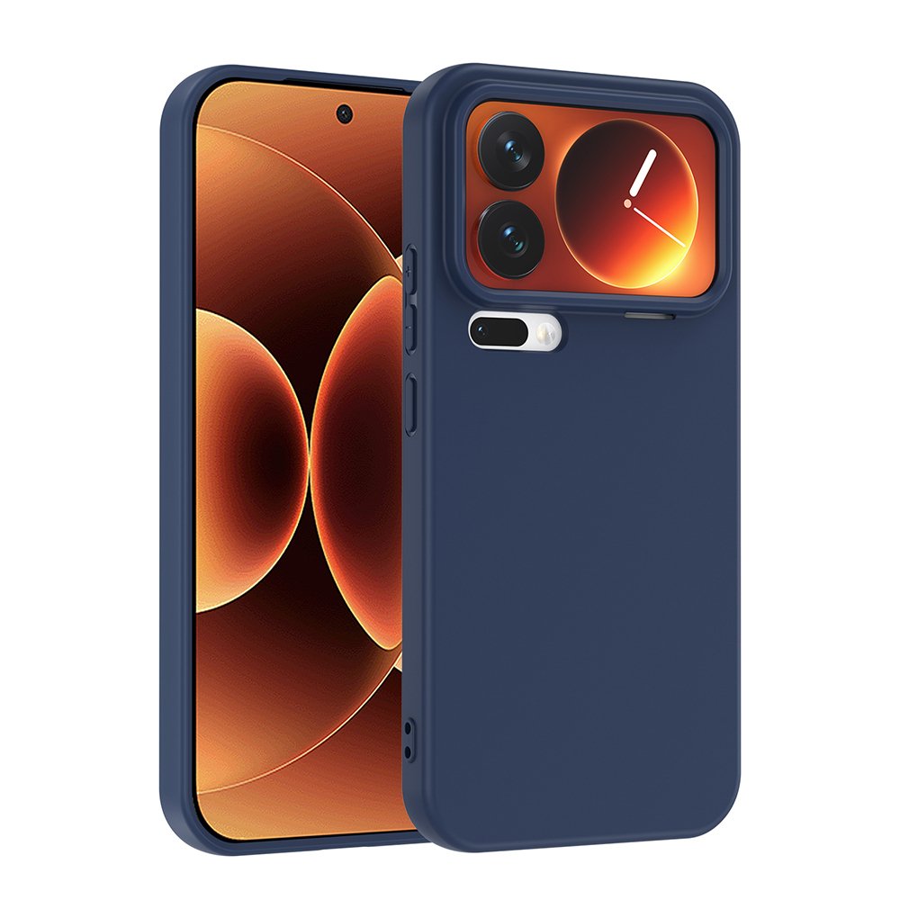 Xiaomi 17 Pro Max Kılıf Lansman Tasarım İç Yüzeyi Kadife Silikon