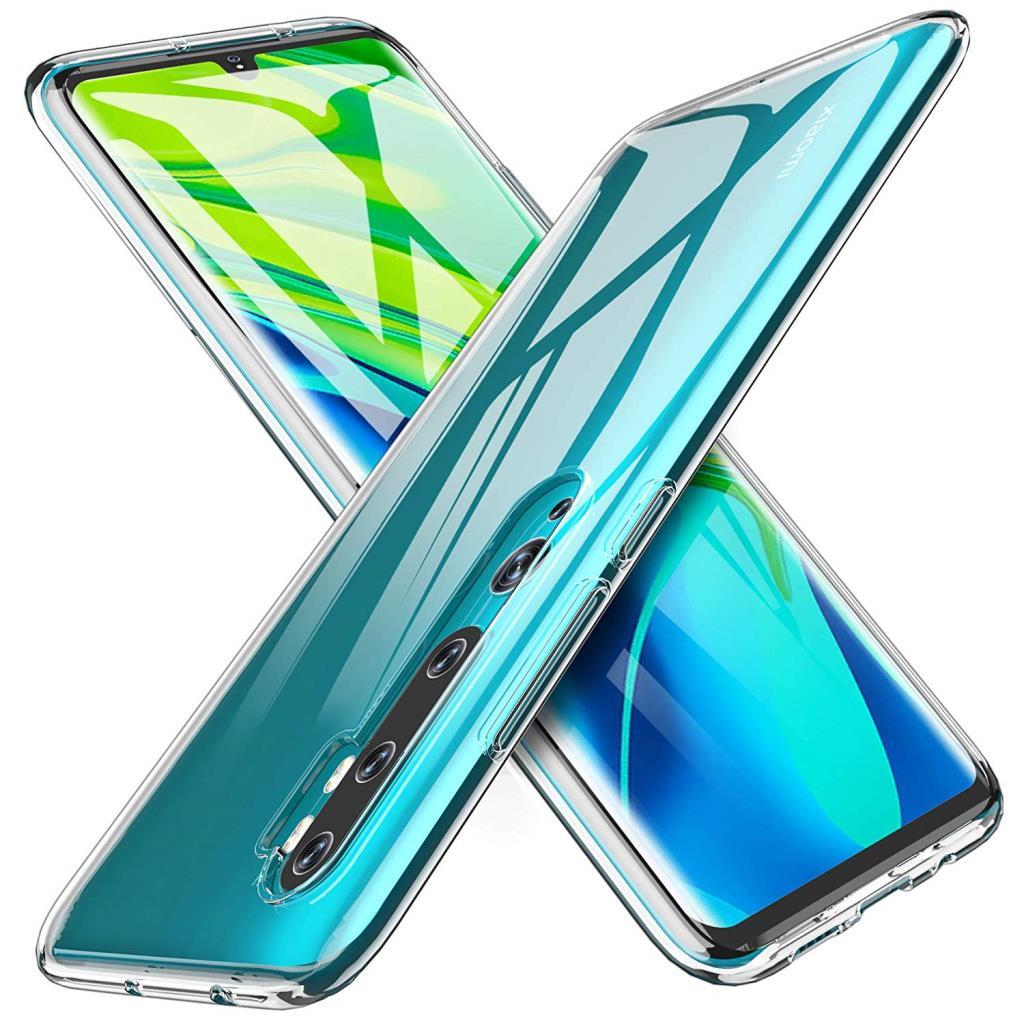 Xiaomi Mi Note 10 İnce Esnek Sararmaz Şeffaf Süper Silikon Kılıf