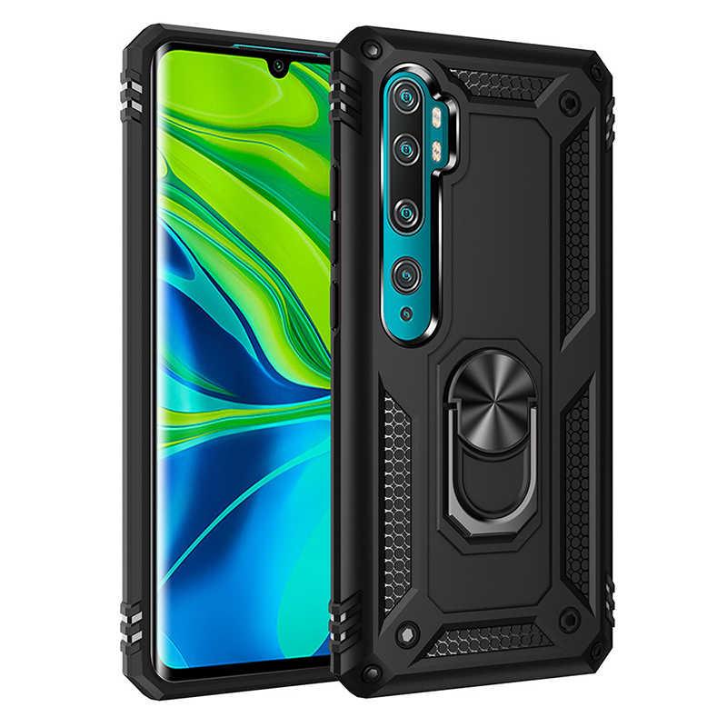 Xiaomi Mi Note 10 Yüzüklü Manyetikli Vega Armor Zırh Kılıf