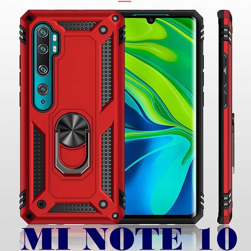 Xiaomi Mi Note 10 Yüzüklü Manyetikli Vega Armor Zırh Kılıf