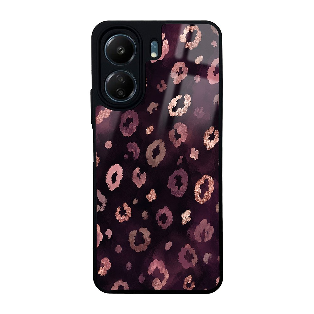 Xiaomi Poco C65 Kılıf Kamera Korumalı Desenli Luxury Portrait Painting Lusi Kapak