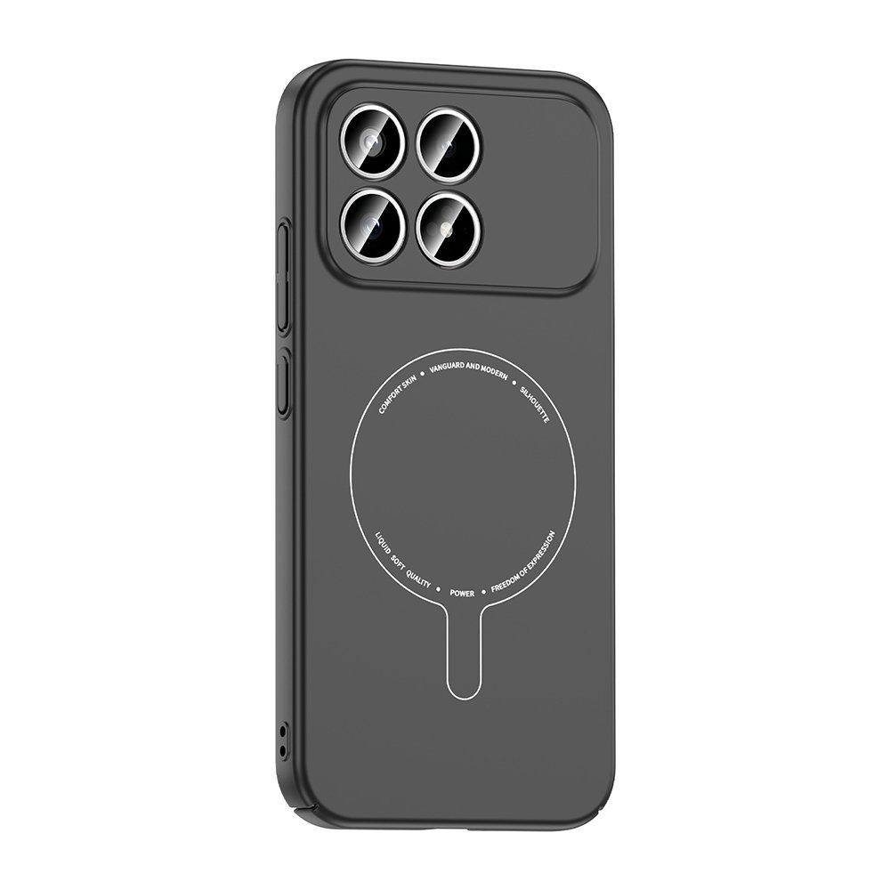 Xiaomi Poco F8 Pro Kılıf Magsafe Şarj Özellikli Kamera Korumalı Elio Sert PC Kapak