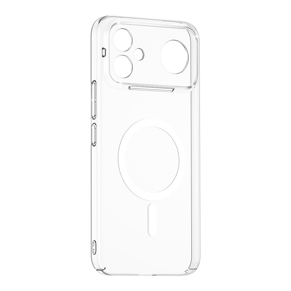 Xiaomi Poco F8 Ultra Kılıf Kamera Korumalı MagSafe Şarj Özellikli Lüx Şeffaf London Silikon Kapak