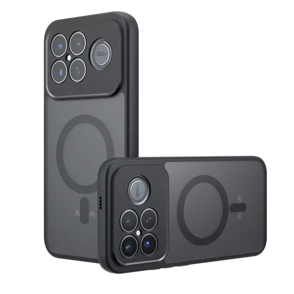 Xiaomi Poco F8 Ultra Kılıf MagSafe Şarj Özellikli Kamera Korumalı Arkası Buzlu Şeffaf Lunex Kapak