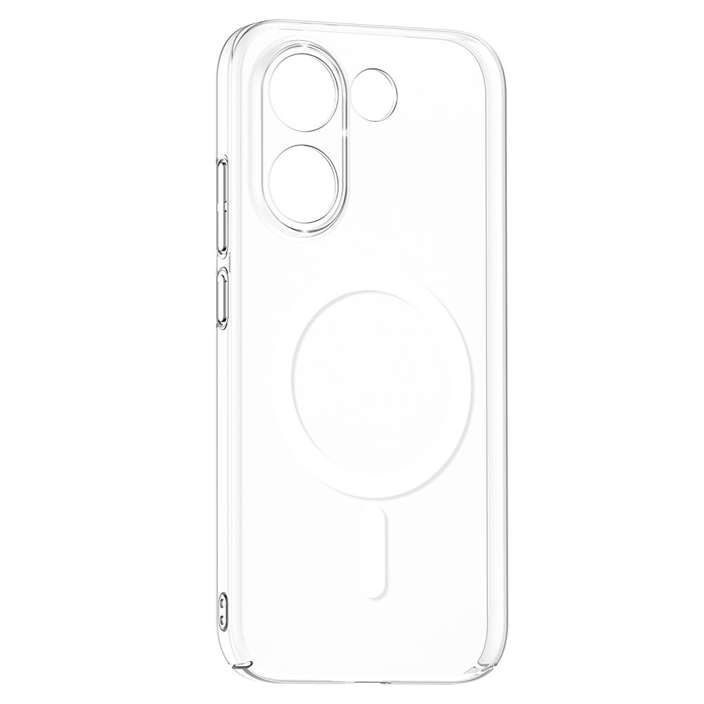 Xiaomi Poco X8 Pro Kılıf Kamera Korumalı MagSafe Şarj Özellikli Lüx Şeffaf London Silikon Kapak