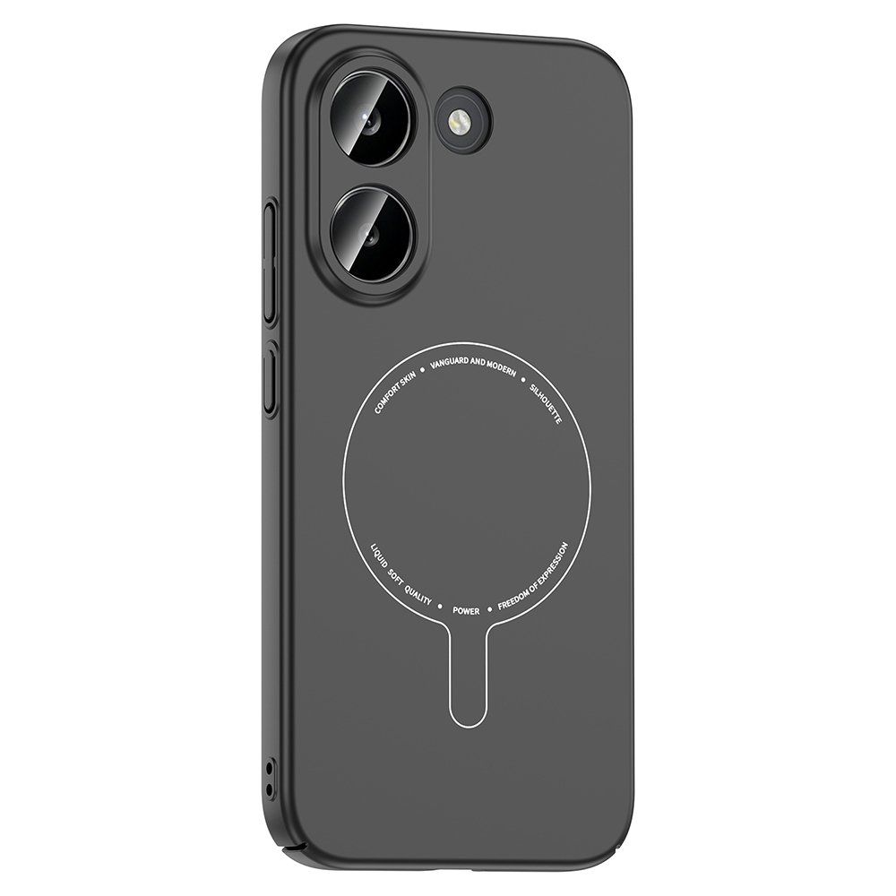 Xiaomi Poco X8 Pro Kılıf Magsafe Şarj Özellikli Kamera Korumalı Elio Sert PC Kapak