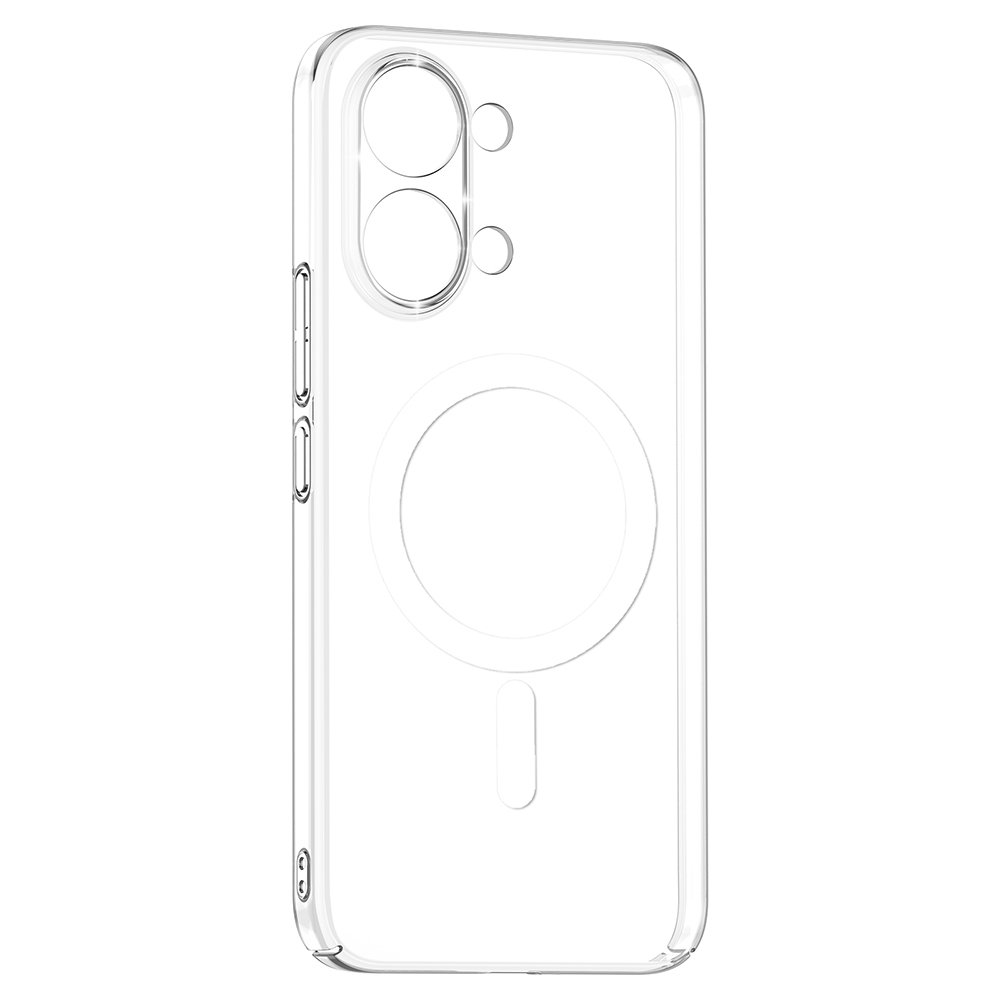 Xiaomi Poco X8 Pro Max Kılıf Kamera Korumalı MagSafe Şarj Özellikli Lüx Şeffaf London Silikon Kapak