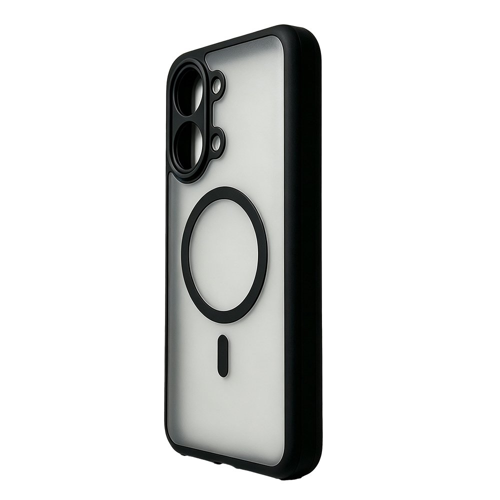 Xiaomi Poco X8 Pro Max Kılıf MagSafe Şarj Özellikli Kamera Korumalı Arkası Buzlu Şeffaf Lunex Kapak