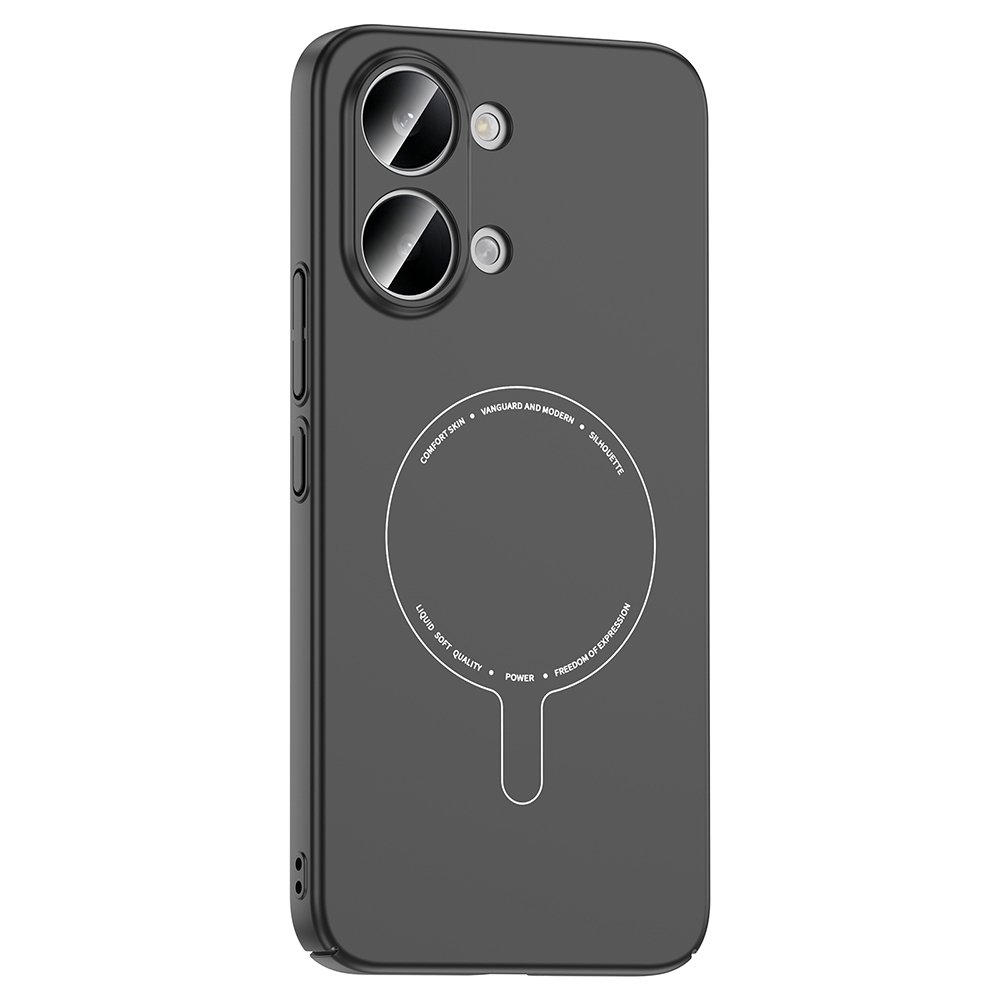 Xiaomi Poco X8 Pro Max Kılıf Magsafe Şarj Özellikli Kamera Korumalı Elio Sert PC Kapak