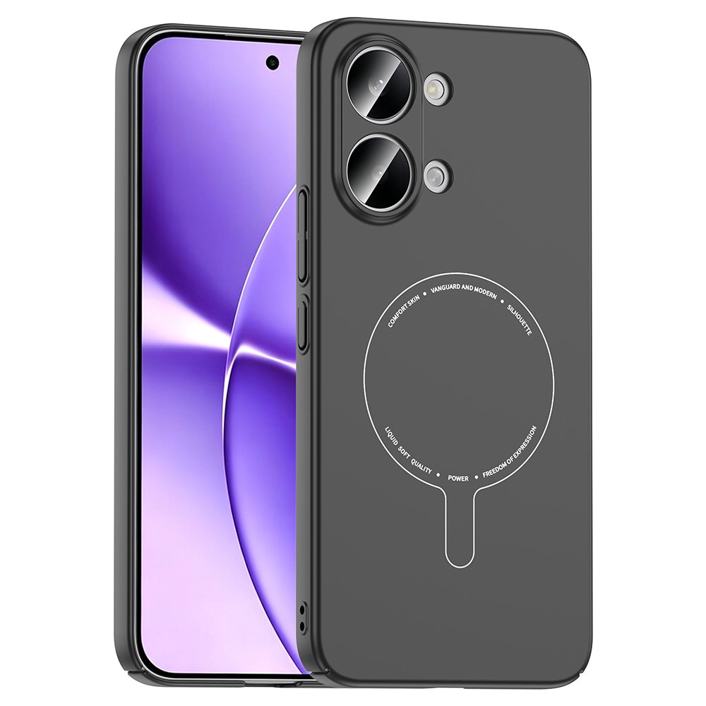 Xiaomi Poco X8 Pro Max Kılıf Magsafe Şarj Özellikli Kamera Korumalı Elio Sert PC Kapak