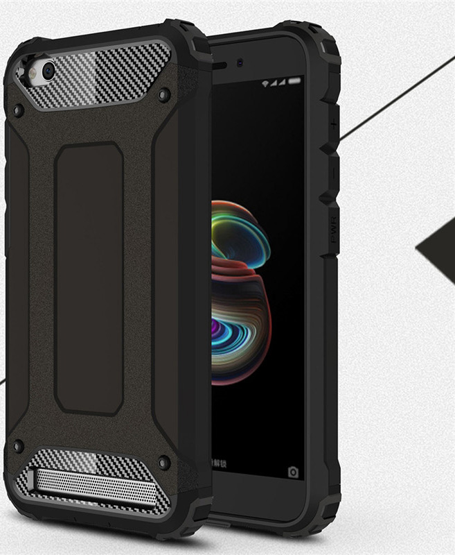 Xiaomi Redmi 5A Silikon Armor Hybrid Zırh Kılıf