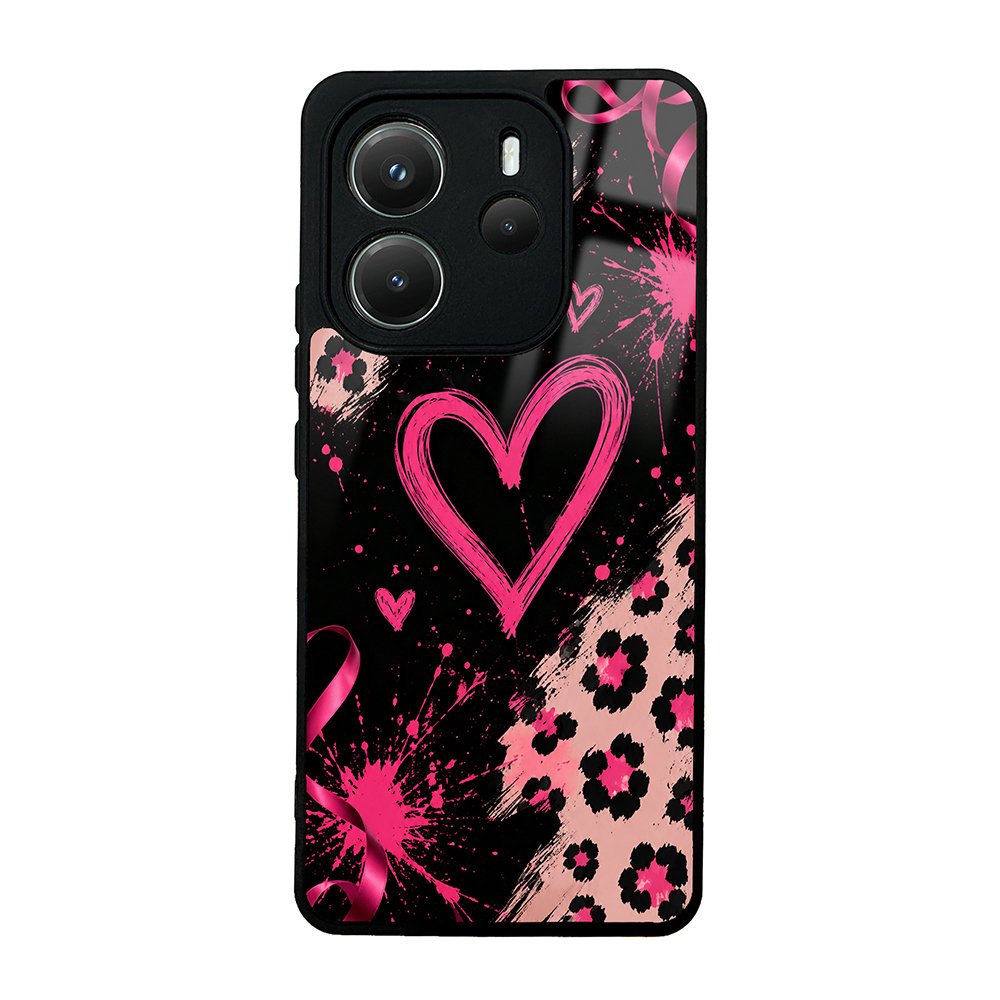 Xiaomi Redmi Note 14 4G Kılıf Kamera Korumalı Desenli Luxury Portrait Painting Lusi Kapak