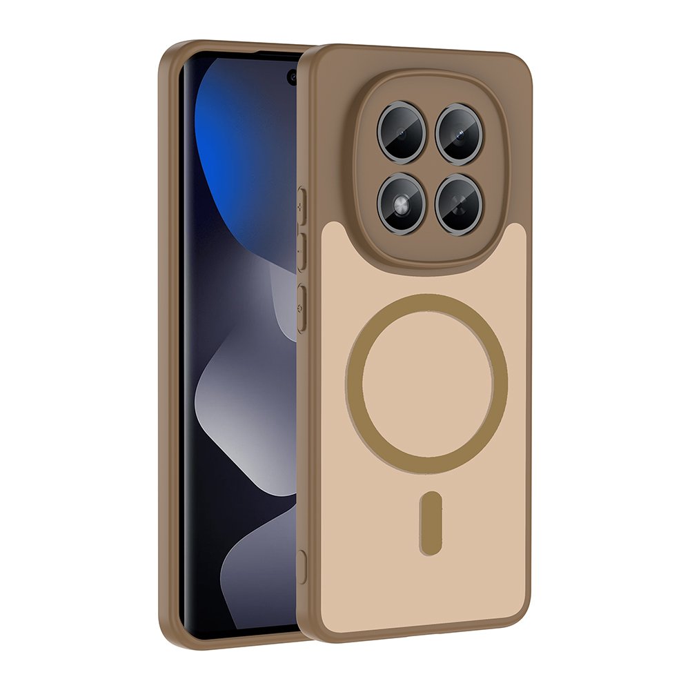 Xiaomi Redmi Note 14 Pro 4G Kılıf Magsafe Şarj Özellikli Mat Tasarım Lüx Babet Kapak