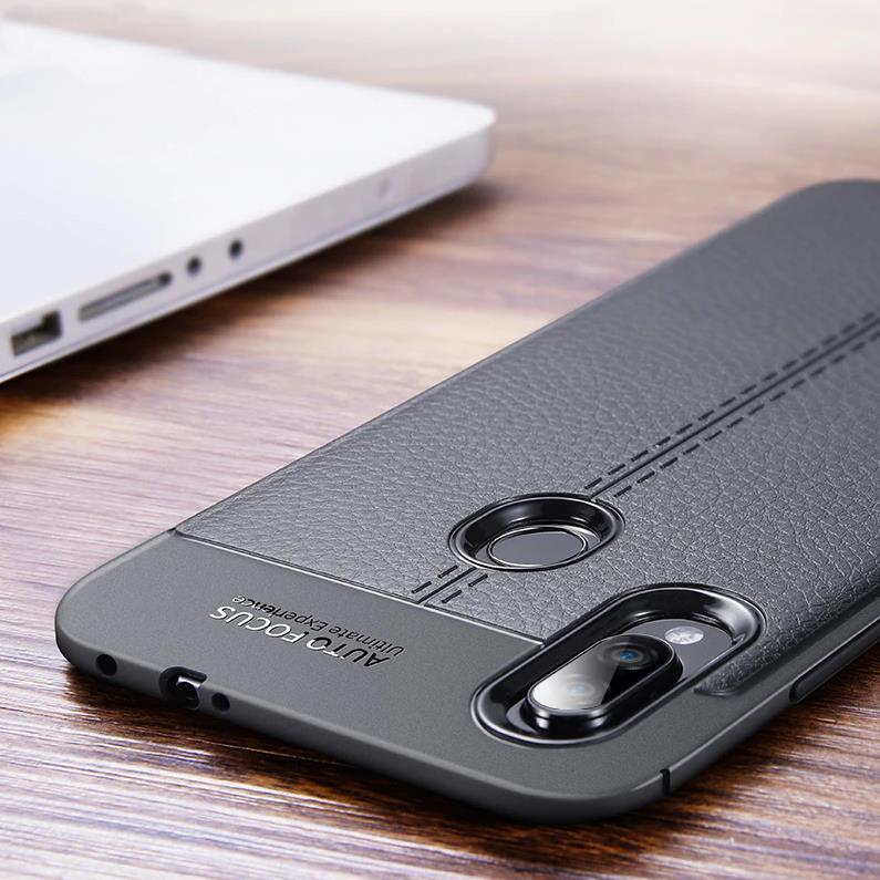 Xiaomi Redmi Note 7 Kamera Korumalı Deri Desenli Kaliteli Kılıf