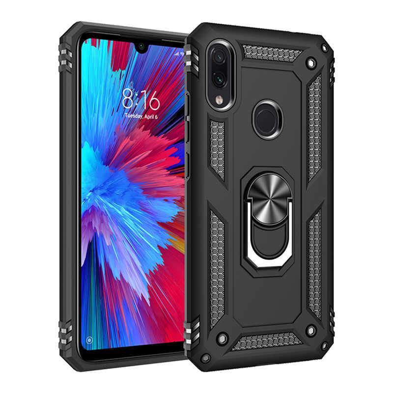Xiaomi Redmi Note 7 Manyetikli Yüzüklü Stantlı Vega Zırh Kılıf