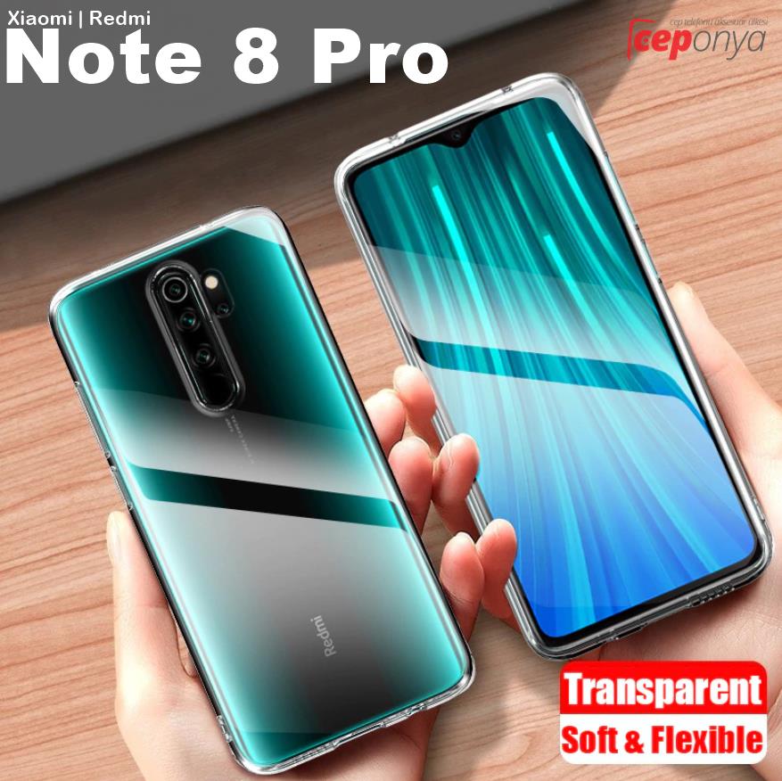 Xiaomi Redmi Note 8 Pro İnce Esnek Şeffaf Süper Silikon Kılıf