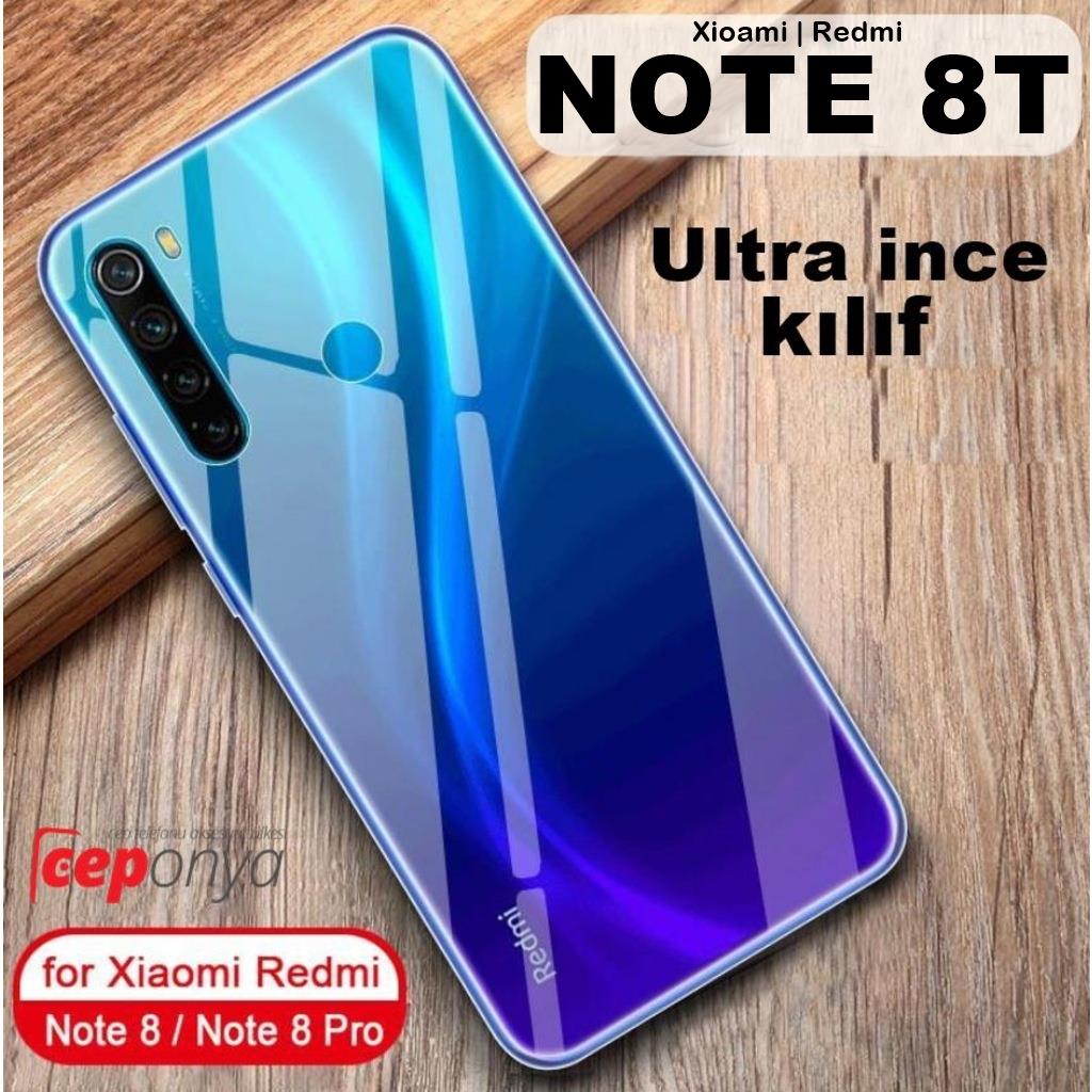 Xiaomi Redmi Note 8T İnce Esnek Şeffaf Sararmaz Kılıf