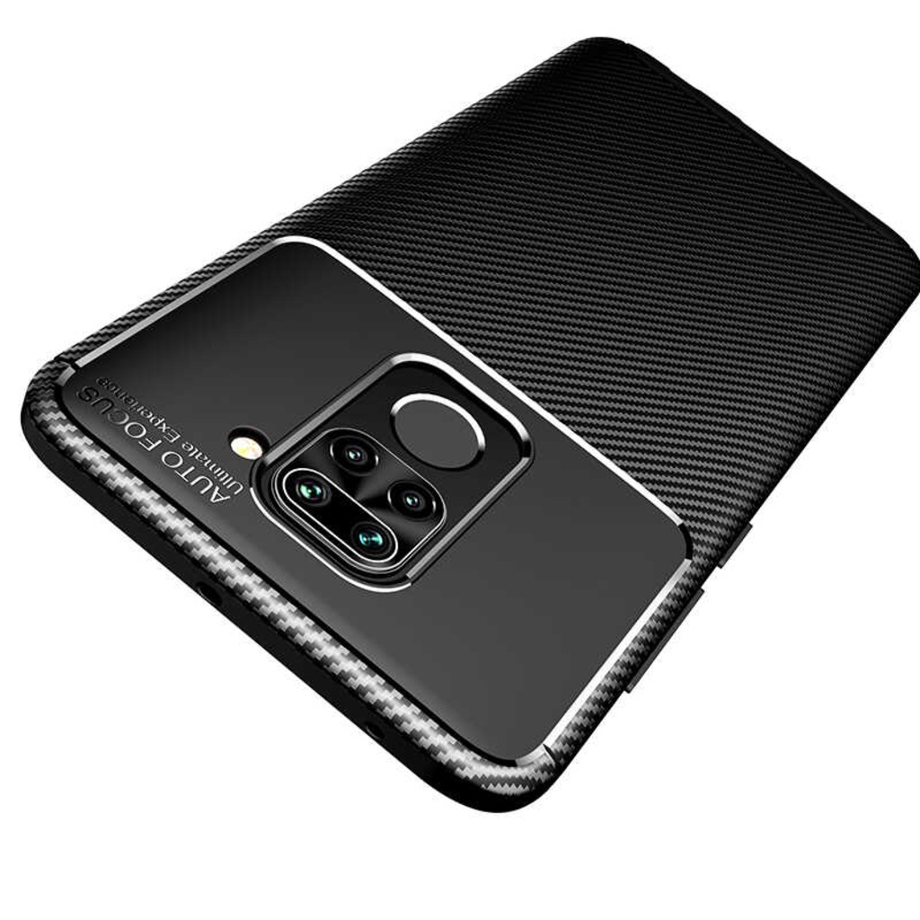 Xiaomi Redmi Note 9 Elde Kaymayan Kamera Korumalı Silikon Kılıf