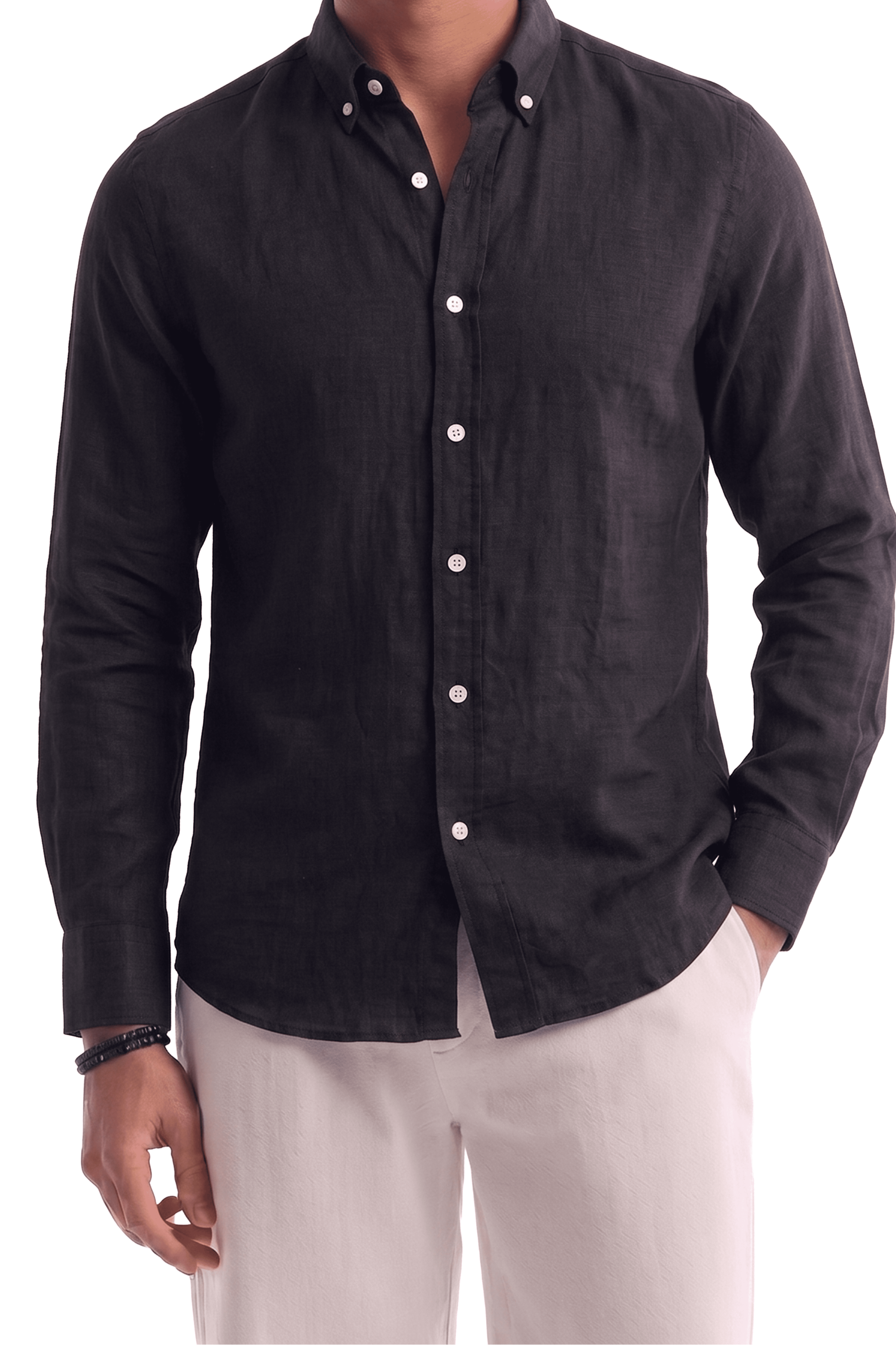 SİYAH %100 COTTON GÖMLEK