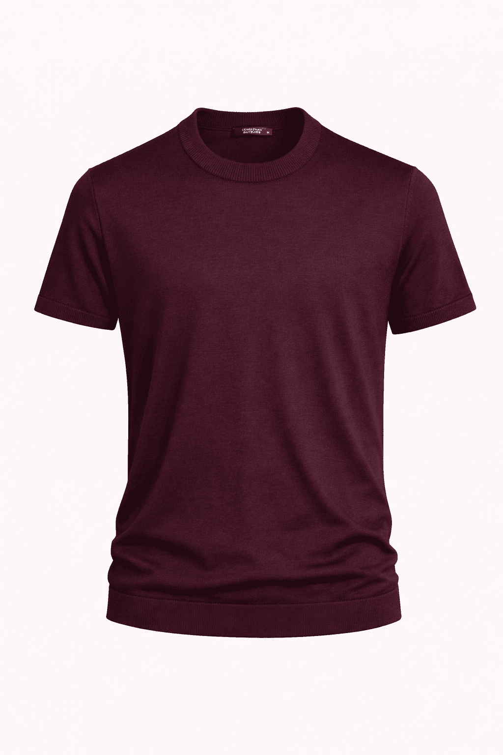 BİSİKLET YAKA COTTON KARIŞIMLI TRİKO T-SHİRT