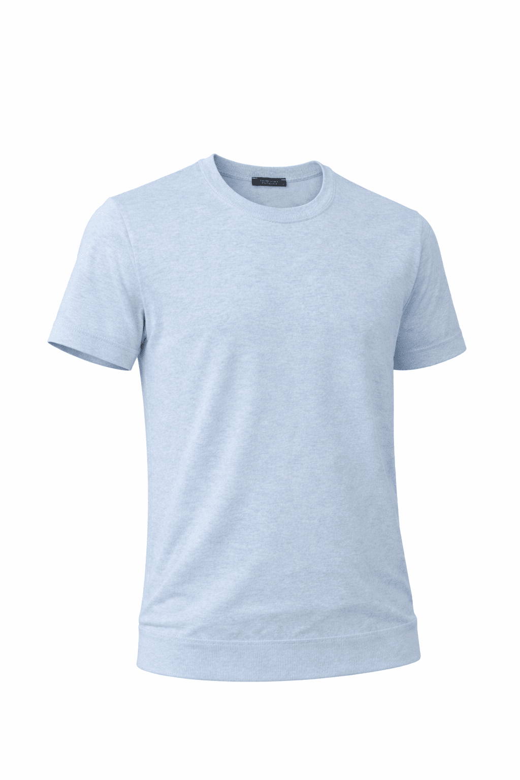 BİSİKLET YAKA COTTON KARIŞIMLI TRİKO T-SHİRT