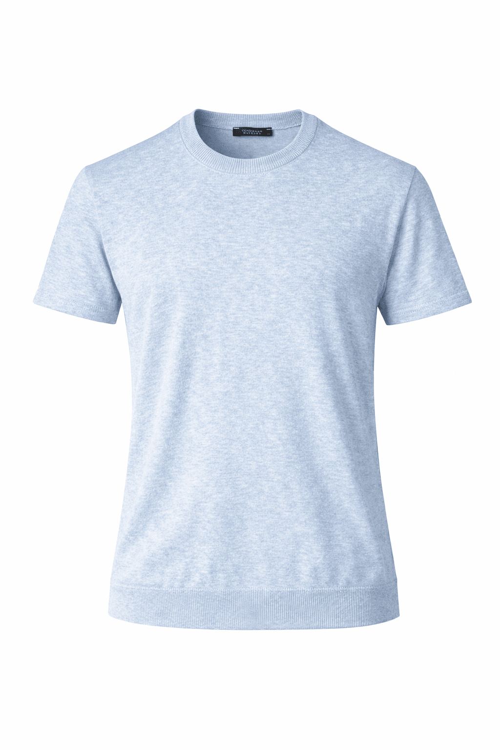 BİSİKLET YAKA COTTON KARIŞIMLI TRİKO T-SHİRT