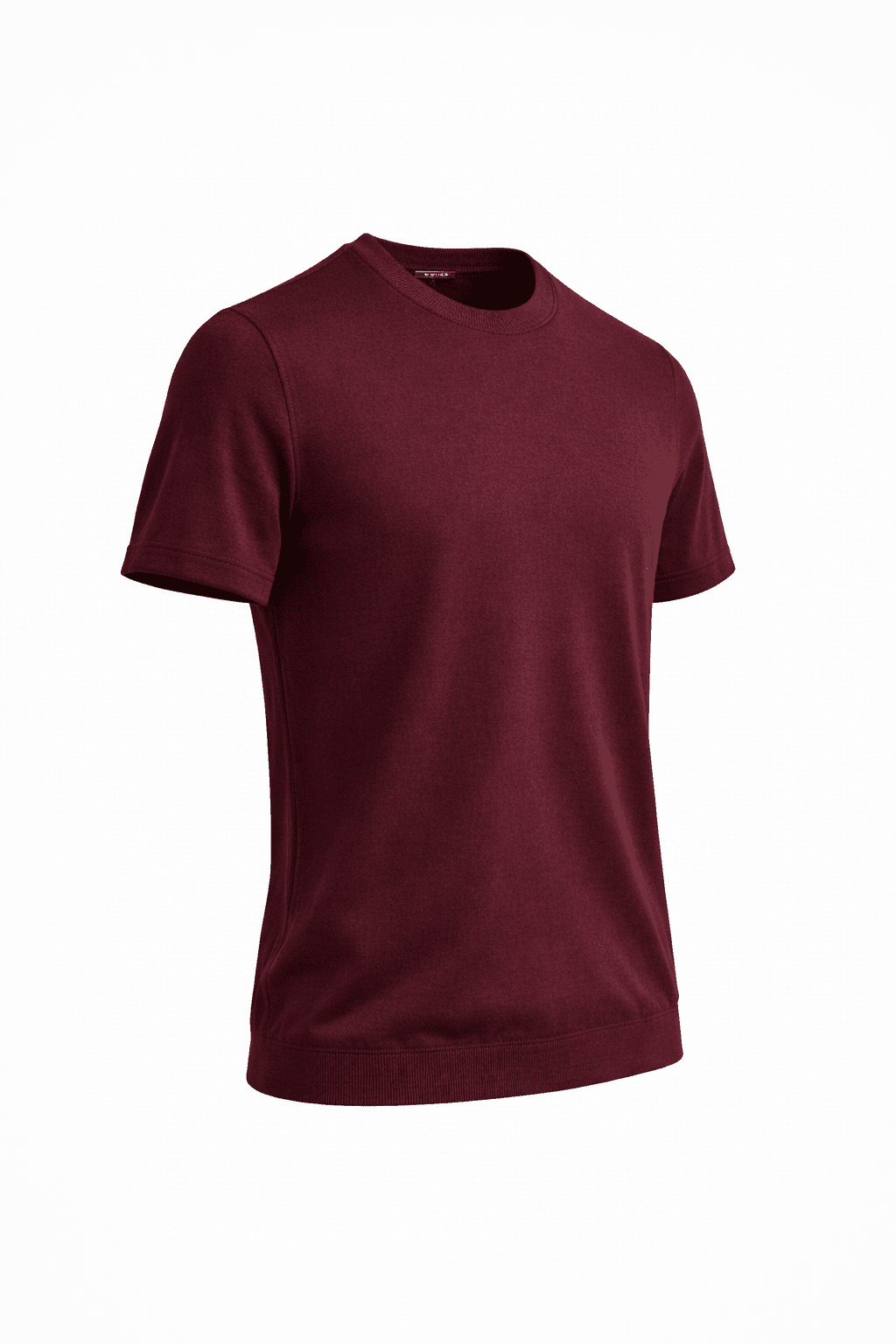 BİSİKLET YAKA COTTON KARIŞIMLI TRİKO T-SHİRT