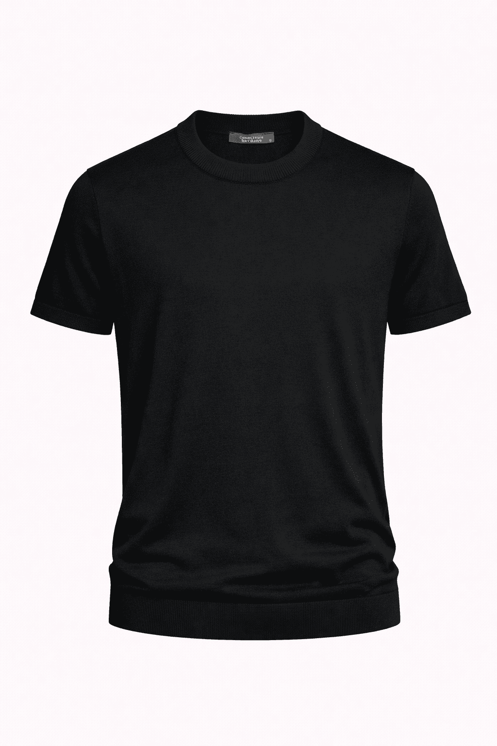 BİSİKLET YAKA COTTON KARIŞIMLI TRİKO T-SHİRT