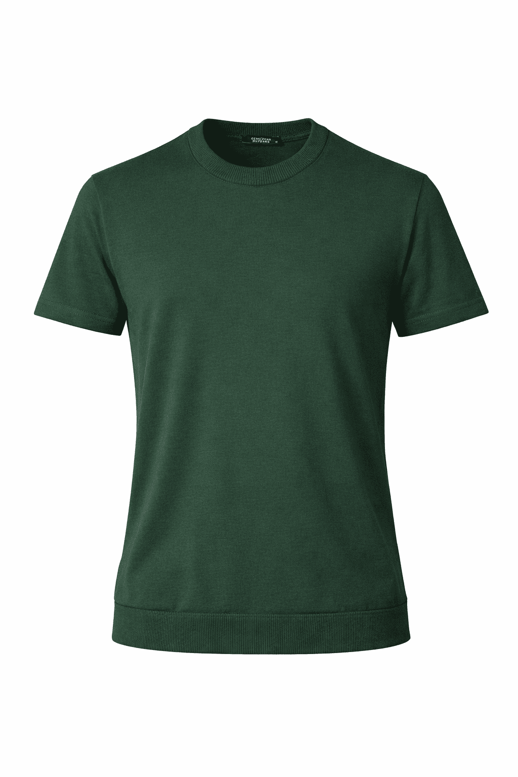 BİSİKLET YAKA COTTON KARIŞIMLI TRİKO T-SHİRT