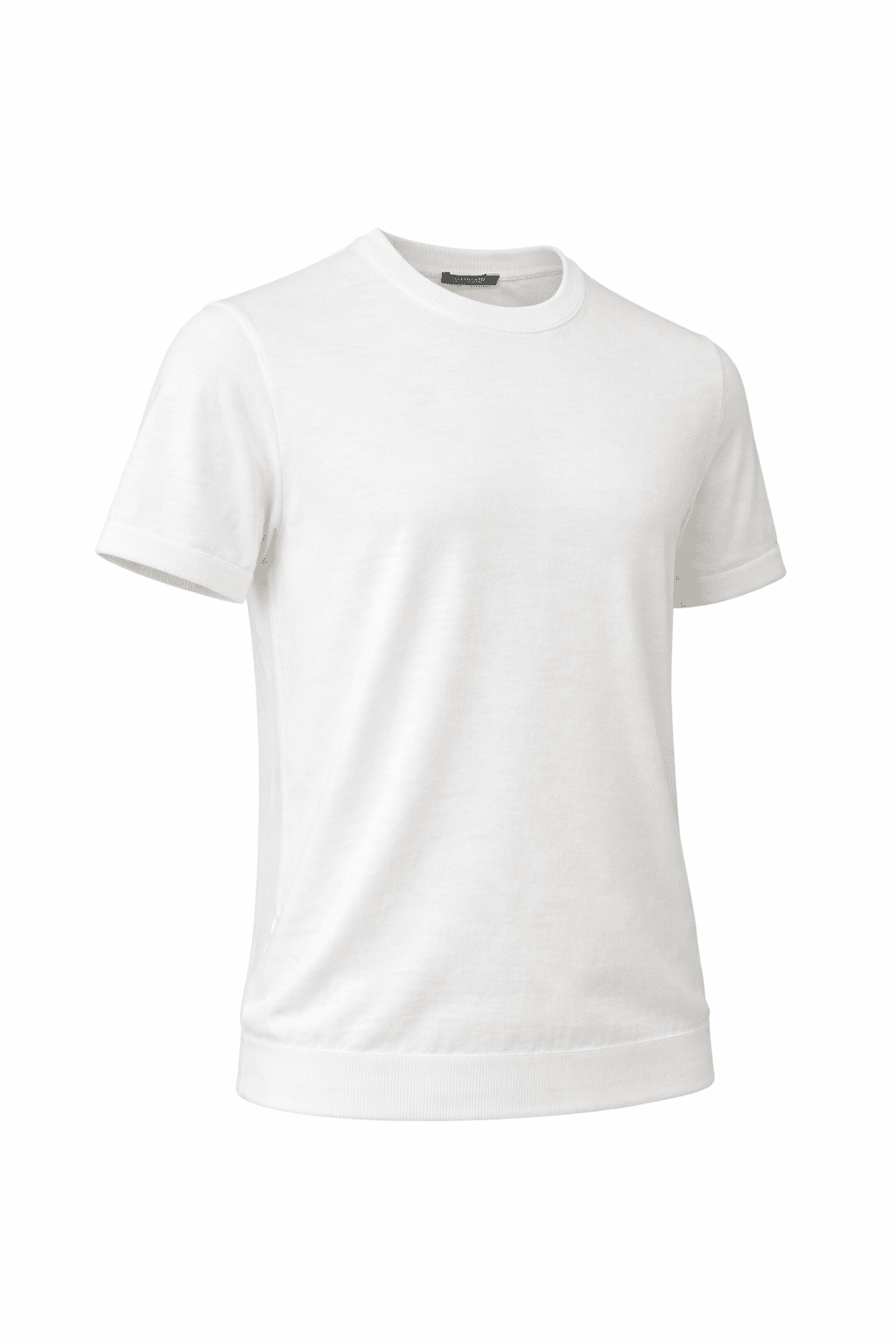 BİSİKLET YAKA COTTON KARIŞIMLI TRİKO T-SHİRT