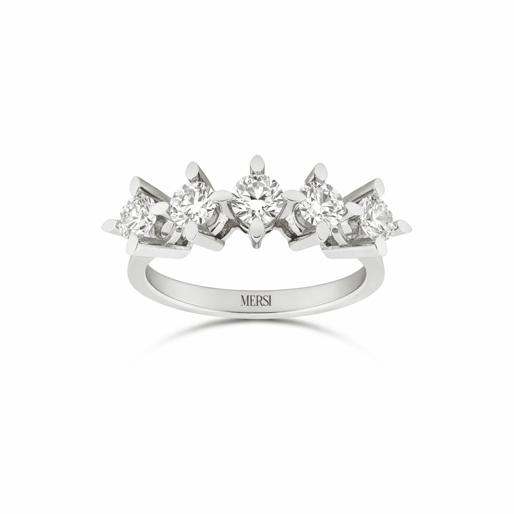 Five-stone diamond