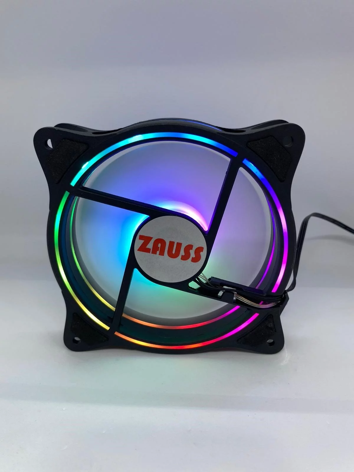 ZB-400 3 Renk İçi ve Dışı Hareketli Rainbow Rgb Kasa Mining Fanı 12CM Fanı 0.3A