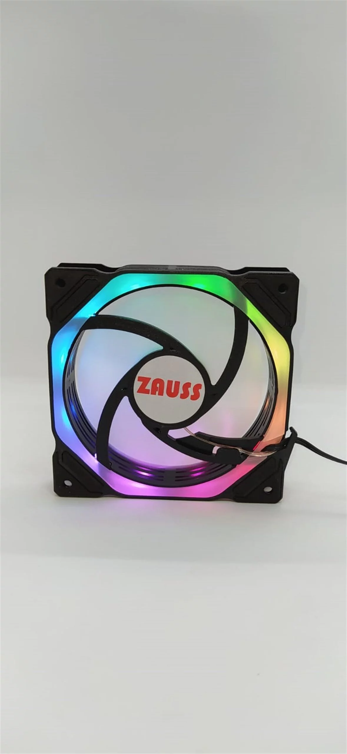 ZX-300 Sekizgen 3 Renk Hareketli Rgb Kasa Mining Fanı 12CM Fanı 0.3A