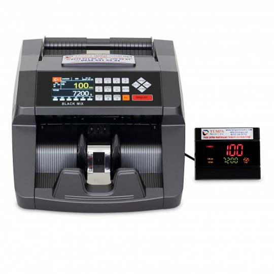 Black Mix TL Euro Para Sayma Makinesi