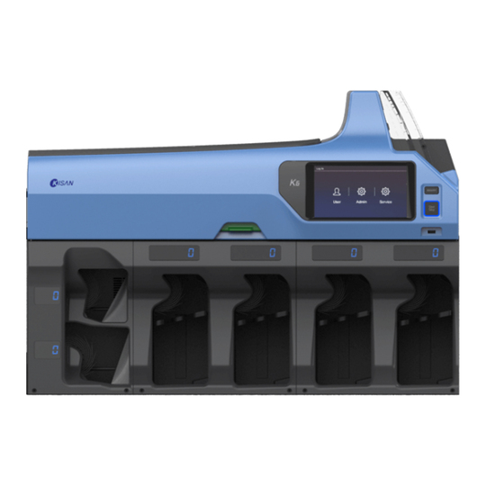 Kisan K6 4+2 Fitnesslı Ayırıcı Profesyonel Sorter Para Sayma Makinesi