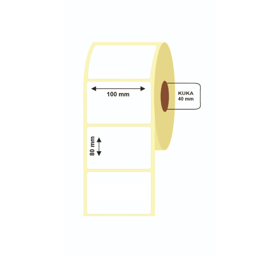 Termal Etiket 100 X 80Mm 500 Adet