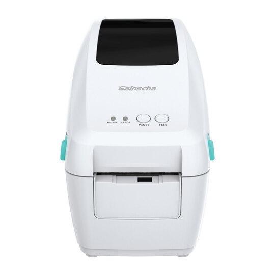 BY2208D 2 inç Masaüstü Direkt Termal Barkod Yazıcı (203 DPI) Beyaz