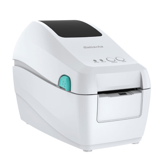 BY2208D 2 inç Masaüstü Direkt Termal Barkod Yazıcı (203 DPI) Beyaz