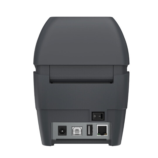 BY2208D 2 inç Masaüstü Direkt Termal Barkod Yazıcı (203 DPI) Gri