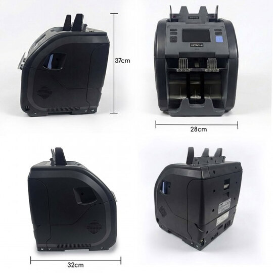 Hitachi I-Hunter IH-110 İki Katlı, 30 Ülke Kombinasyonlu Karışık Para Sayma Makinesi