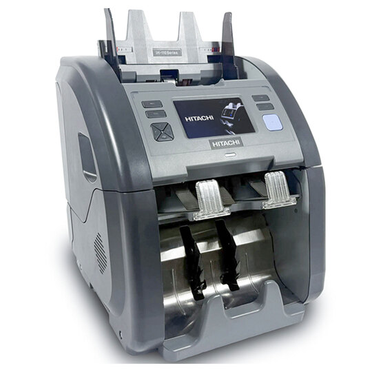 Hitachi I-Hunter IH-110 İki Katlı, 30 Ülke Kombinasyonlu Karışık Para Sayma Makinesi