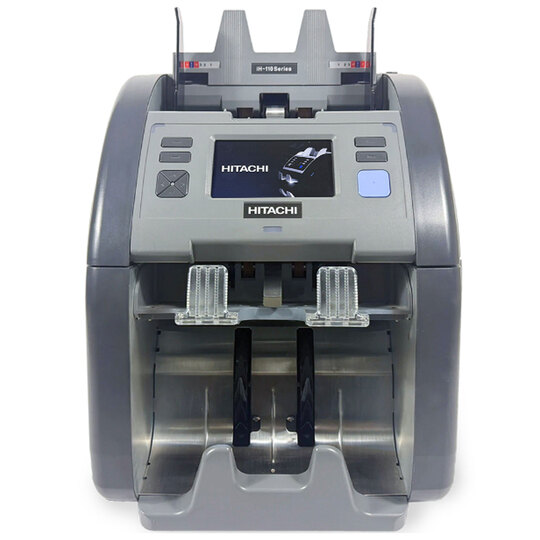 Hitachi I-Hunter IH-110 İki Katlı, Yarı Fitnesslı 30 Ülke Kombinasyonlu Karışık Para Sayma Makinesi