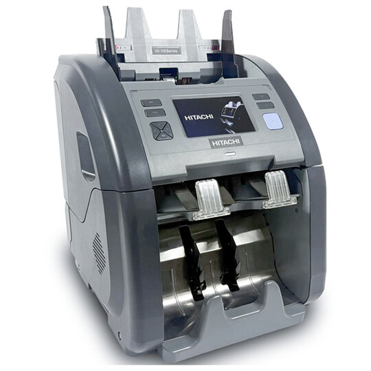 Hitachi I-Hunter IH-110 İki Katlı, Yarı Fitnesslı 30 Ülke Kombinasyonlu Karışık Para Sayma Makinesi