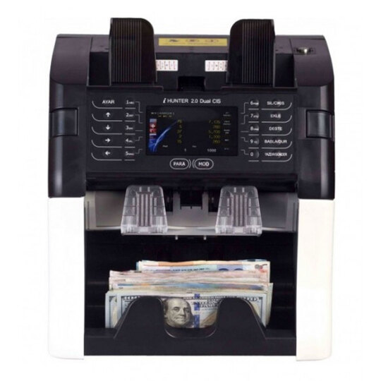 Hitachi I-Hunter 2.0 Dual CIS Fitneslı 18 Ülke Kombinasyonlu Para Sayma Makinesi