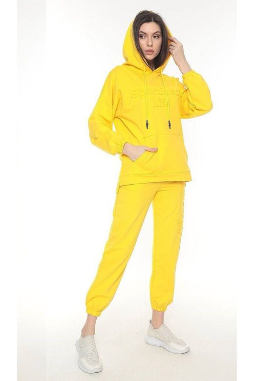 Oversize Gofre Baskılı Eşofman Takımı