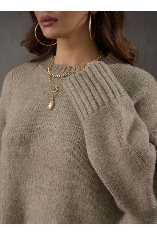Oversize Basic Triko Kazak