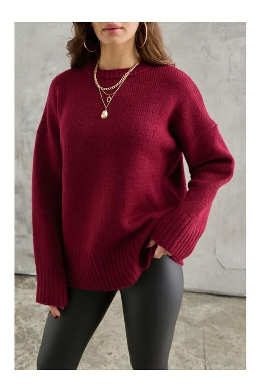 Oversize Basic Triko Kazak