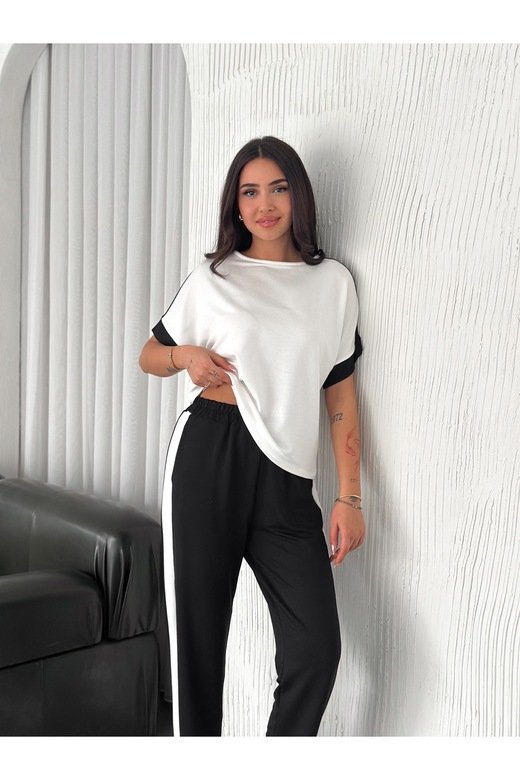 GARNİLİ YUMUŞAK DOKU MODAL KUMAŞ EŞOFMAN TAKIM