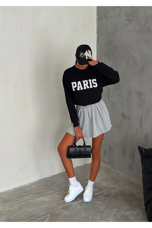 3 İplik Şardonlu Sweatshirt