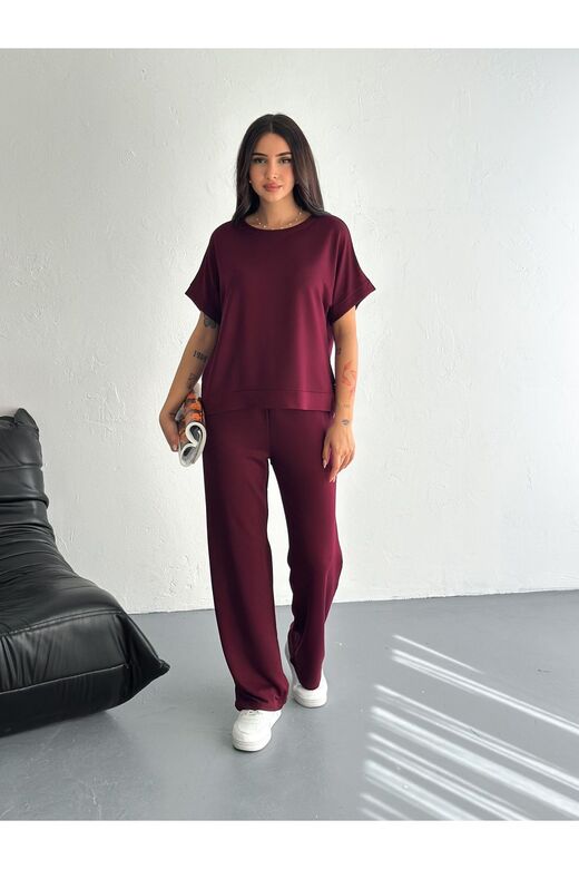 Yumuşak Doku Modal Kumaş Kısakol Eşofman Takım